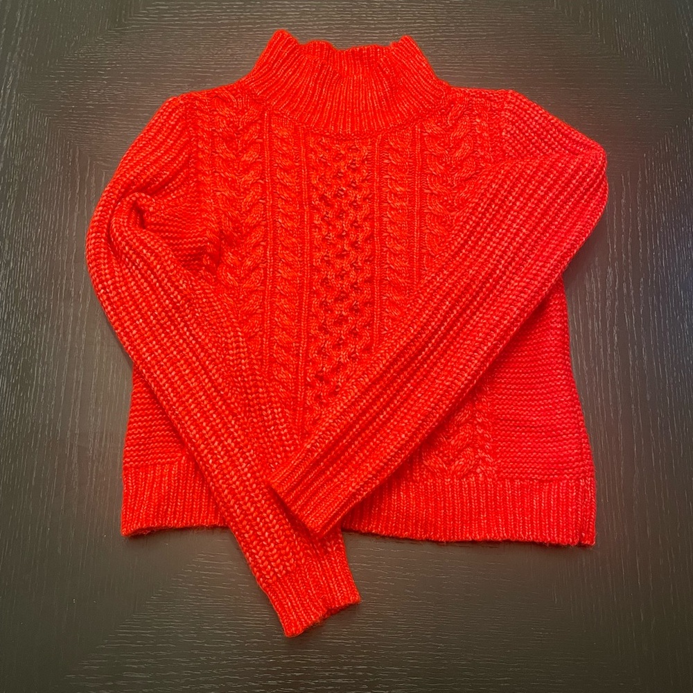 Loft Holiday sweater in red